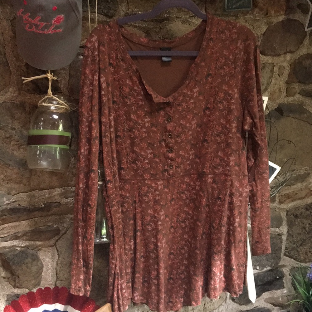 Peruvian Connection Floral tunic